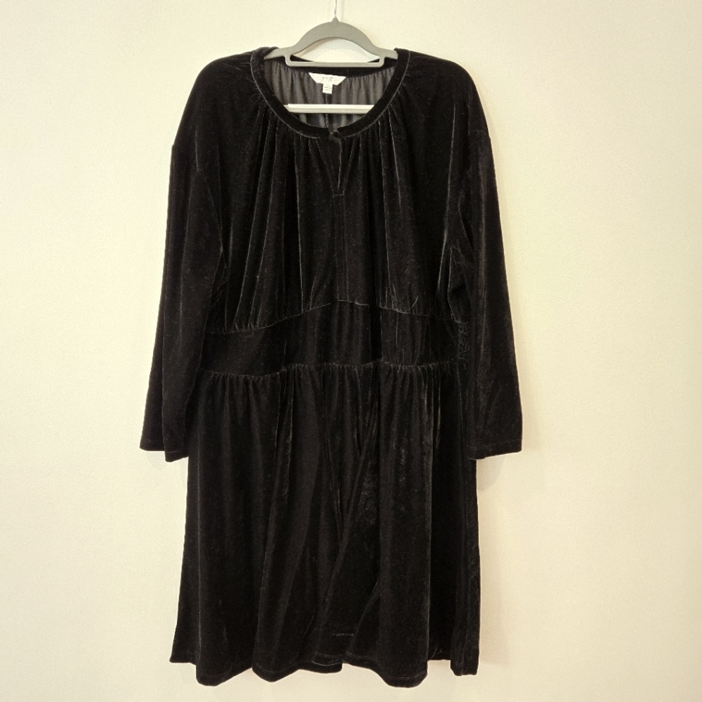 Terra&Sky Velvet Dress